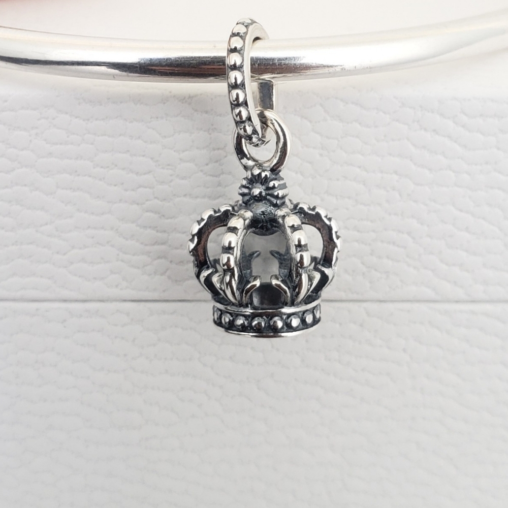 👑Authentic Pandora ⭐️RETIRED⭐️ NOBLE CROWN DANGLE CHARM